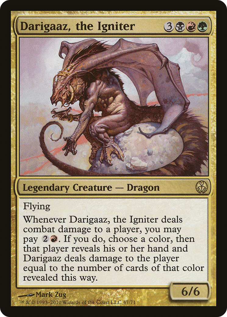 {R} Darigaaz, the Igniter [Duel Decks: Phyrexia vs. the Coalition][DDE 047]