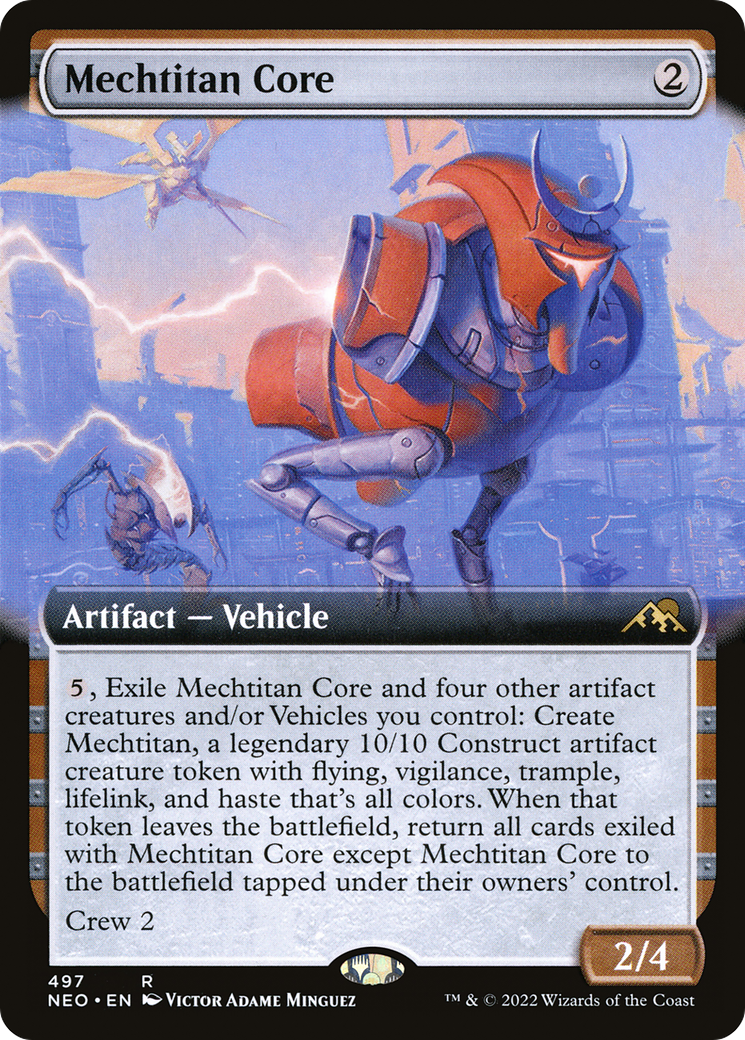 {R} Mechtitan Core (Extended Art) [Kamigawa: Neon Dynasty][NEO 497]