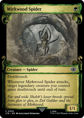 {C} Mirkwood Spider [The Lord of the Rings: Tales of Middle-Earth Showcase Scrolls][LTR 629]