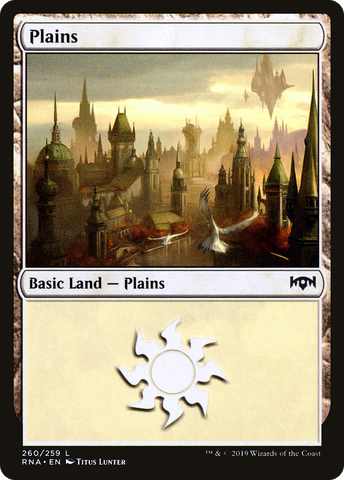 {B}[RNA 260] Plains (260) [Ravnica Allegiance]
