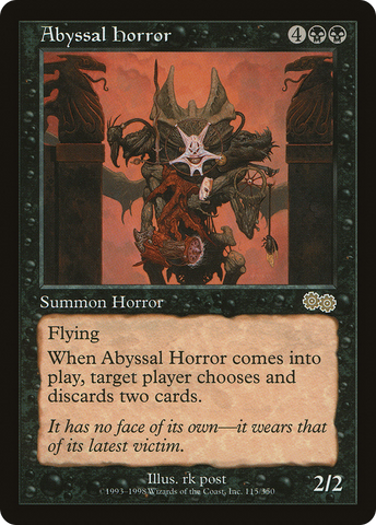 {R} Abyssal Horror [Urza's Saga][USG 115]
