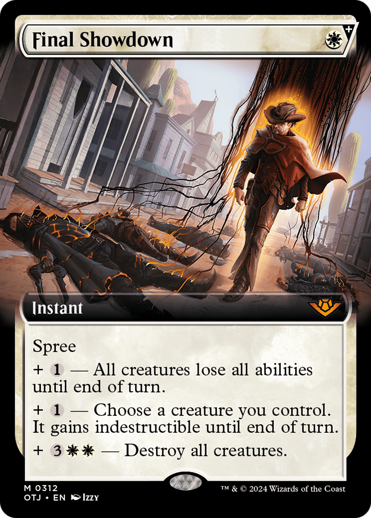 {@R} Final Showdown (Extended Art) [Outlaws of Thunder Junction][OTJ 312]