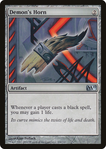 {C} Demon's Horn [Magic 2011][M11 204]