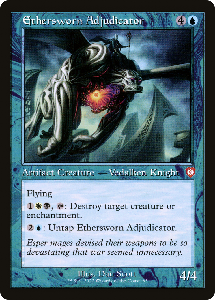 {R} Ethersworn Adjudicator (Retro) [The Brothers' War Commander][BRC 083]