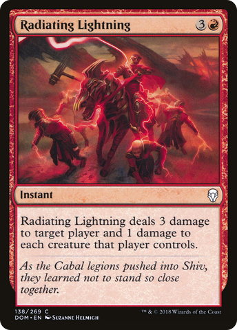 {C} Radiating Lightning [Dominaria][DOM 138]