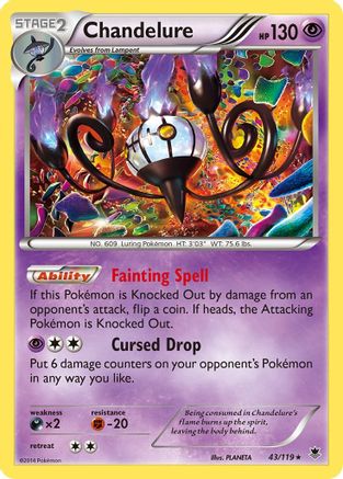 [PKM-R] Chandelure (43/119) [XY: Phantom Forces]