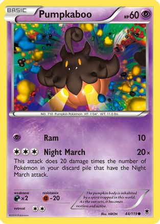 [PKM] Pumpkaboo (44/119) [XY: Phantom Forces]