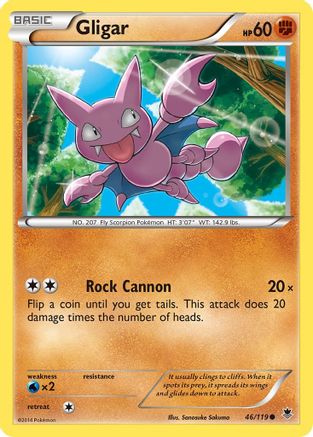 [PKM] Gligar (46/119) [XY: Phantom Forces]