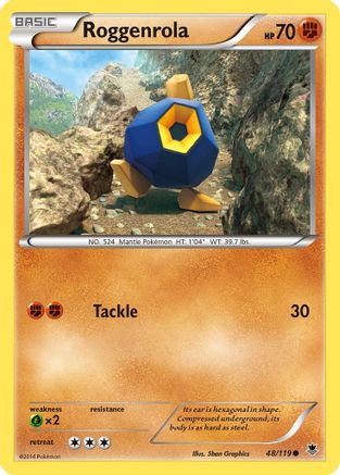 [PKM] Roggenrola (48/119) [XY: Phantom Forces]