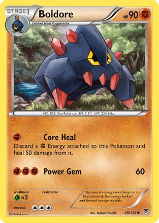 [PKM] Boldore (49/119) [XY: Phantom Forces]