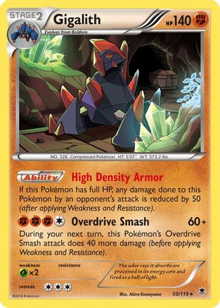 [PKM] Gigalith (50/119) [XY: Phantom Forces]