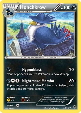 [PKM-R] Honchkrow (52/119) [XY: Phantom Forces]