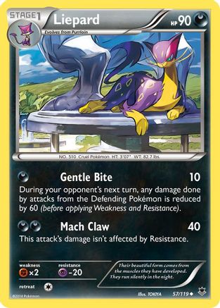 [PKM] Liepard (57/119) [XY: Phantom Forces]