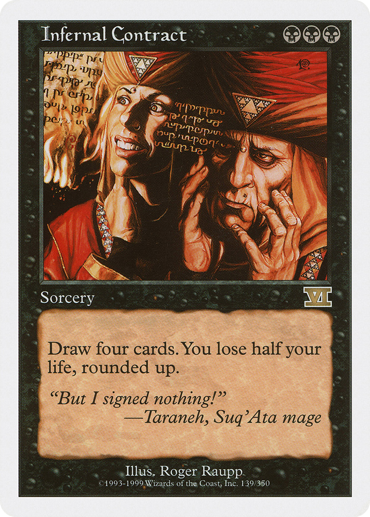 {R} Infernal Contract [Classic Sixth Edition][6ED 139]