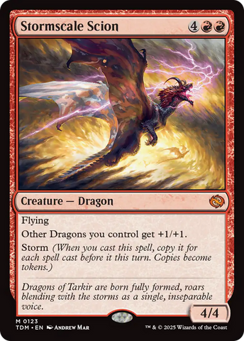 {@R} Stormscale Scion [Tarkir: Dragonstorm][TDM 123]