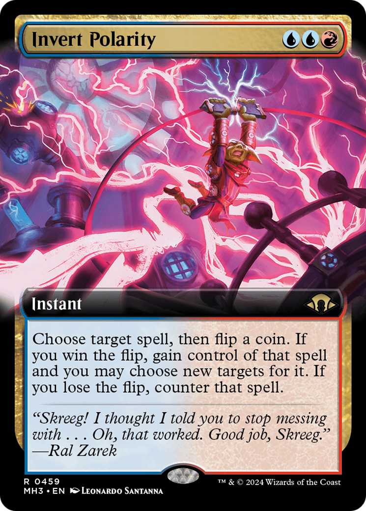 {R} Invert Polarity (Extended Art) [Modern Horizons 3][MH3 459]