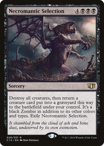{R} Necromantic Selection [Commander 2014][C14 026]