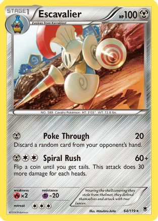 [PKM-R] Escavalier (64/119) [XY: Phantom Forces]