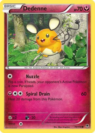 [PKM-C] Dedenne (70/119) [XY: Phantom Forces]