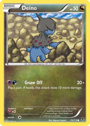 [PKM] Deino (72/119) [XY: Phantom Forces]
