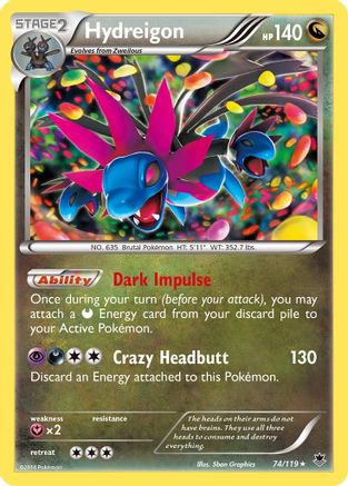 [PKM] Hydreigon (74/119) [XY: Phantom Forces]