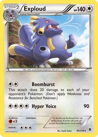[PKM] Exploud (85/119) [XY: Phantom Forces]