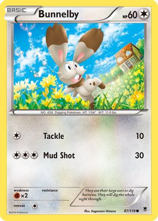 [PKM-C] Bunnelby (87/119) [XY: Phantom Forces]