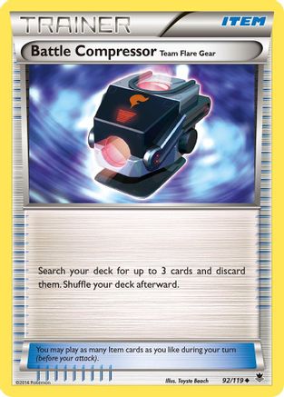[PKM] Battle Compressor Team Flare Gear (92/119) [XY: Phantom Forces]