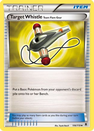 [PKM] Target Whistle Team Flare Gear (106/119) [XY: Phantom Forces]