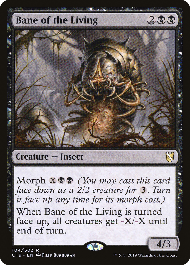 {R} Bane of the Living [Commander 2019][C19 104]