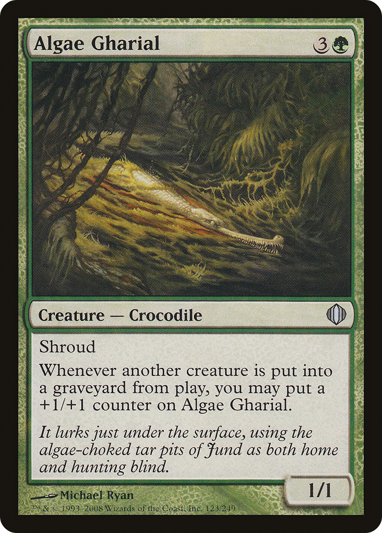 {C} Algae Gharial [Shards of Alara][ALA 123]