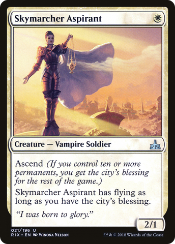 {C} Skymarcher Aspirant [Rivals of Ixalan][RIX 021]