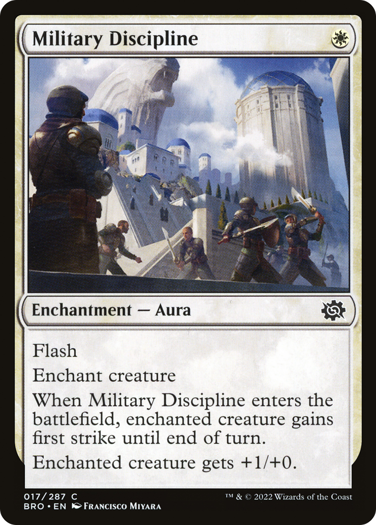 {C} Military Discipline [The Brothers' War][BRO 017]