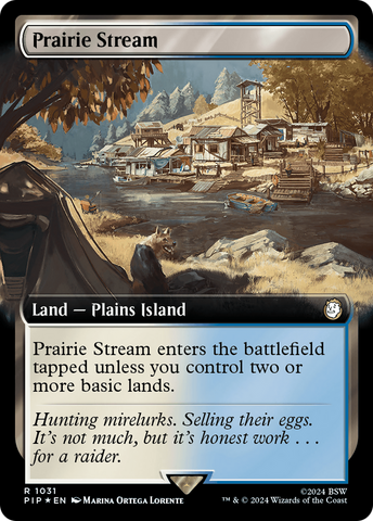 {R} Prairie Stream (Extended Art) (Surge Foil) [Fallout][PIP 1031]