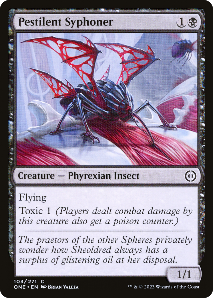 {C} Pestilent Syphoner [Phyrexia: All Will Be One][ONE 103]