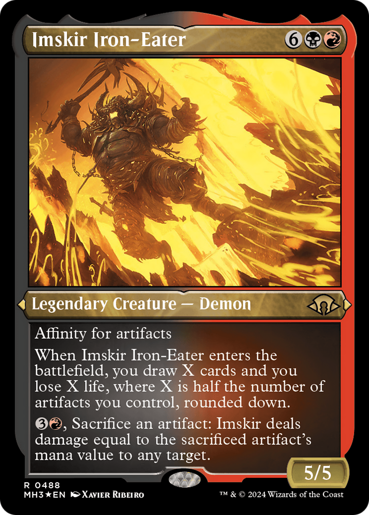 {R} Imskir Iron-Eater (Foil Etched) [Modern Horizons 3][MH3 488]