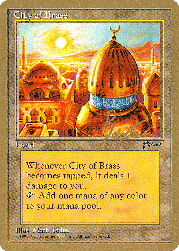 {R} City of Brass (George Baxter) [Pro Tour Collector Set][GB PTC GB112]