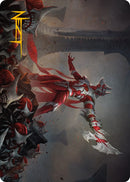 {A} Mite Overseer Art Card (Gold-Stamped Signature) [Phyrexia: All Will Be One Art Series][GS AONE 004]