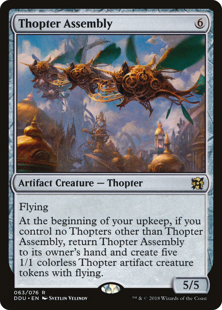 {R} Thopter Assembly [Duel Decks: Elves vs. Inventors][DDU 063]