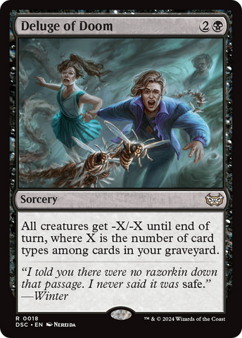 {R} Deluge of Doom [Duskmourn: House of Horror Commander][DSC 018]