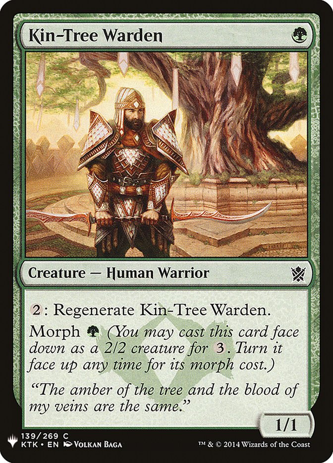 {C} Kin-Tree Warden [Mystery Booster][MB1 KTK 139]