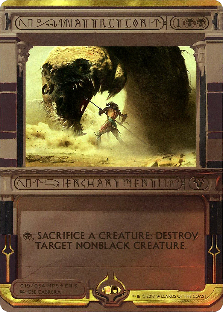 {R} Attrition (Invocation) [Amonkhet Invocations][MP2 019] - Misty Mountain Games