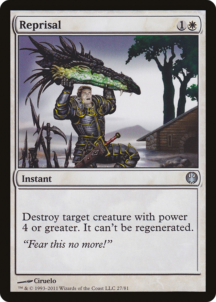 {C} Reprisal [Duel Decks: Knights vs. Dragons][DDG 027]