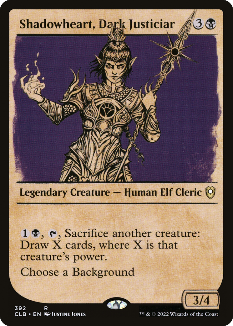 {R} Shadowheart, Dark Justiciar (Showcase) [Commander Legends: Battle for Baldur's Gate][CLB 392]