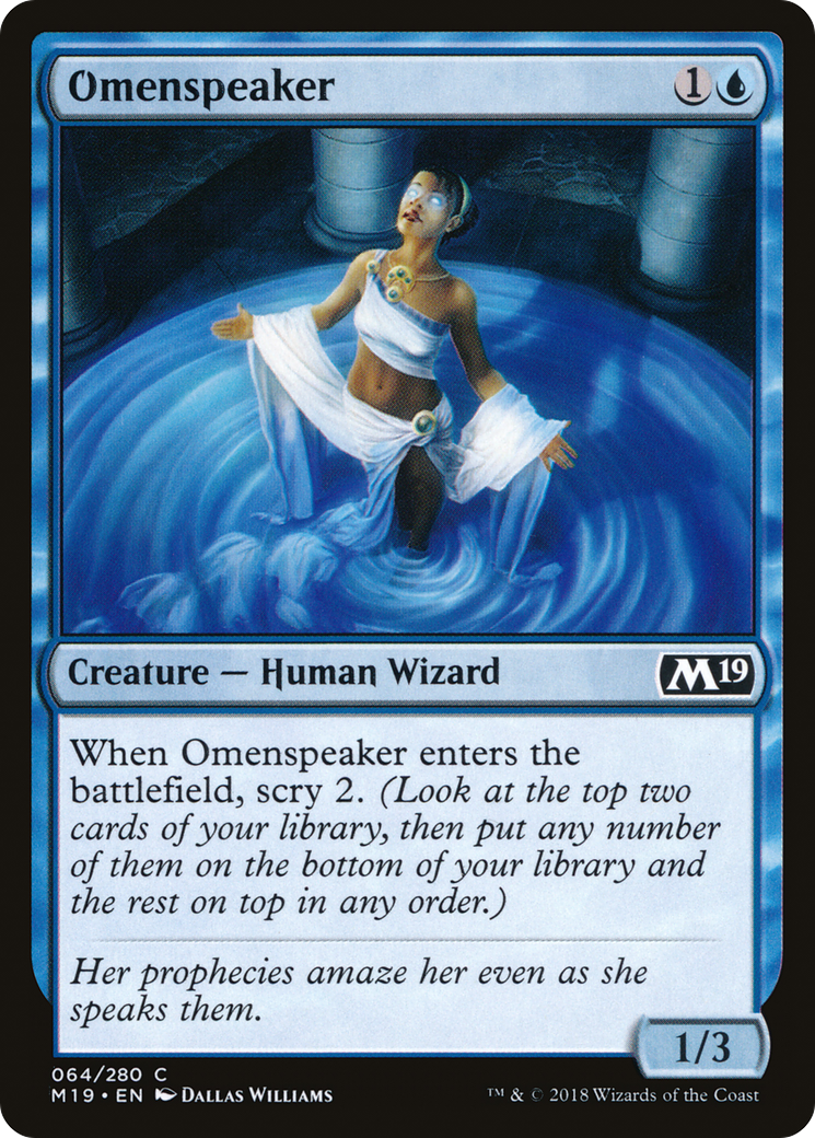 {C} Omenspeaker [Core Set 2019][M19 064]