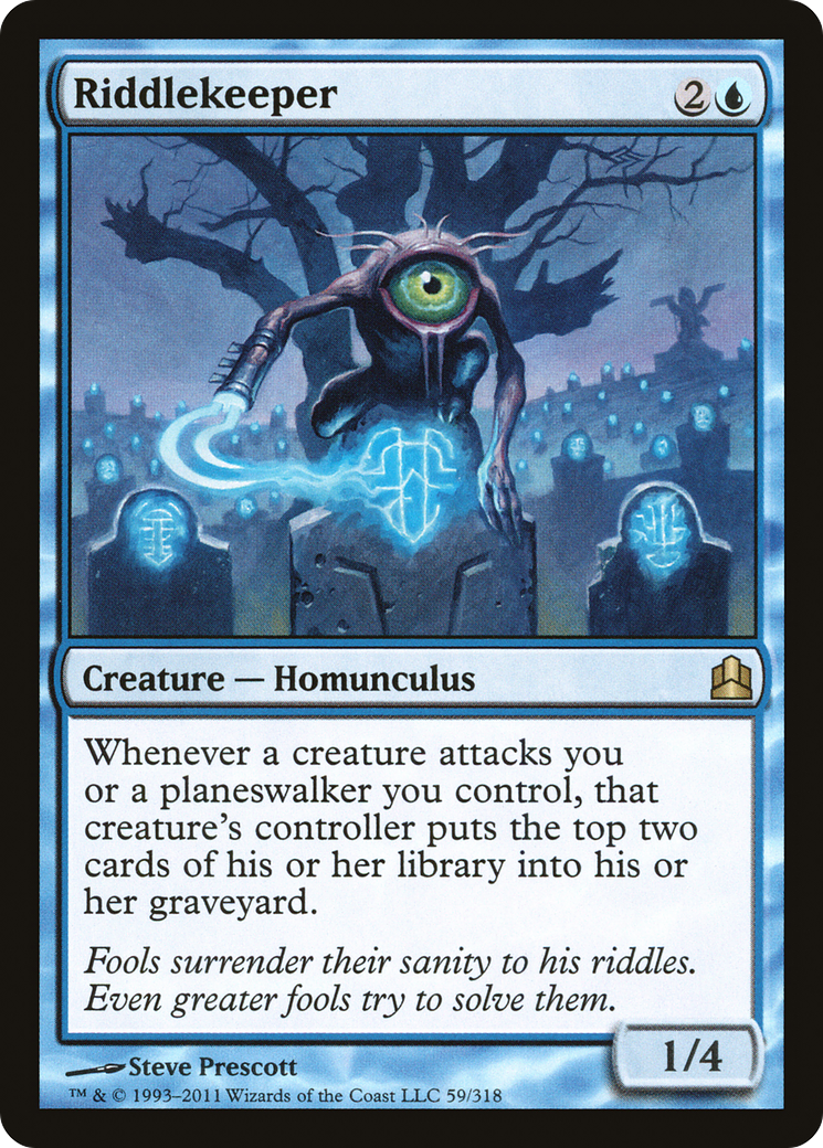 {R} Riddlekeeper [Commander 2011][CMD 059] - Misty Mountain Games