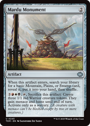 {@C} Mardu Monument [Tarkir: Dragonstorm][TDM 245]