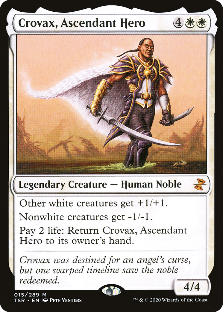 {R} Crovax, Ascendant Hero [Time Spiral Remastered][TSR 015]