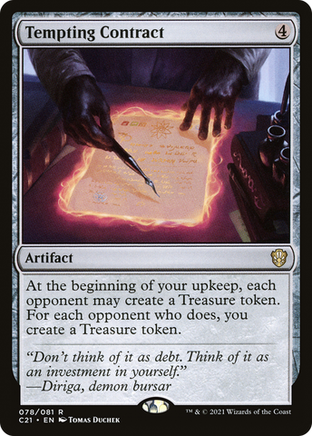 {R} Tempting Contract [Commander 2021][C21 078]