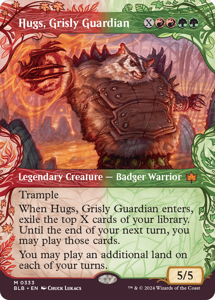 {@R} Hugs, Grisly Guardian (Showcase) [Bloomburrow][BLB 333]